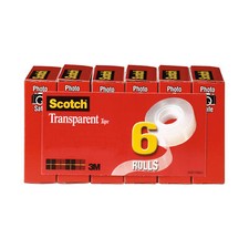 Scotch  Tape 600-6PK 3/4 in x 1296 in