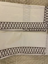 JOHN ROBSHAW Coffee-Stitched Euro Sham 26” x 26". Brand New