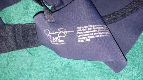 Jessica Simpson Under-Wire soft Cup Bra 34C Black - Picture 3 of 3