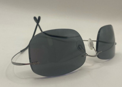 SILHOUETTE TITANIUM EYEGLASSES FRAMES ONLY M5017 BLACK CHROME RIMLESS 58-18-110