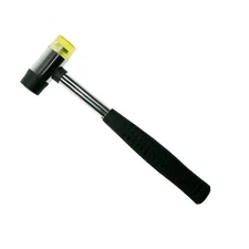 25mm Dual Head Nylon Rubber Hammer Soft Mallet for Crafts Jewelry Woodworking