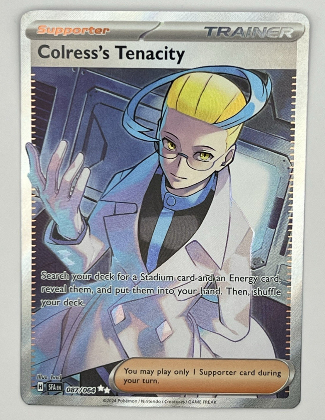 Colress's Tenacity 087/064 Sv: Shrouded Fable Holo Ultra Rare TCG NM