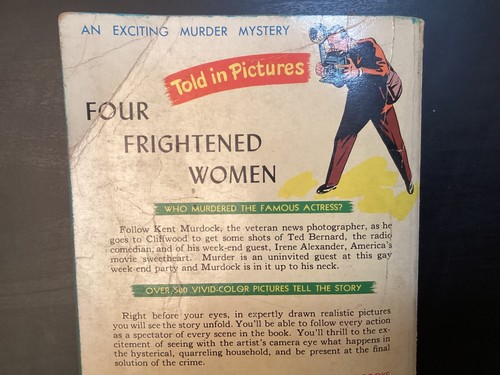 Vtg Dell Murdock Mystery Comic Four Frightened Women, Coxe, PB TIP 2, 1950 - Picture 17 of 19