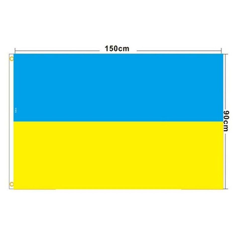 Fabric Ukraine Flag House Banner Garden Flags Ukrainian National Flags