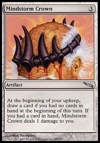 1x FOIL Mindstorm Crown Mirrodin MtG Magic Artifact Uncommon 1x1 Karte Karten - Bild 1 von 1