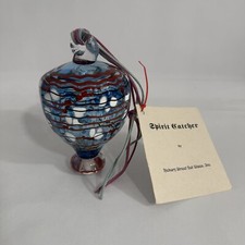 Spirit Catcher by Hickory Street Hot Glass Inc. Hand blown Glass Orb Witch Ball