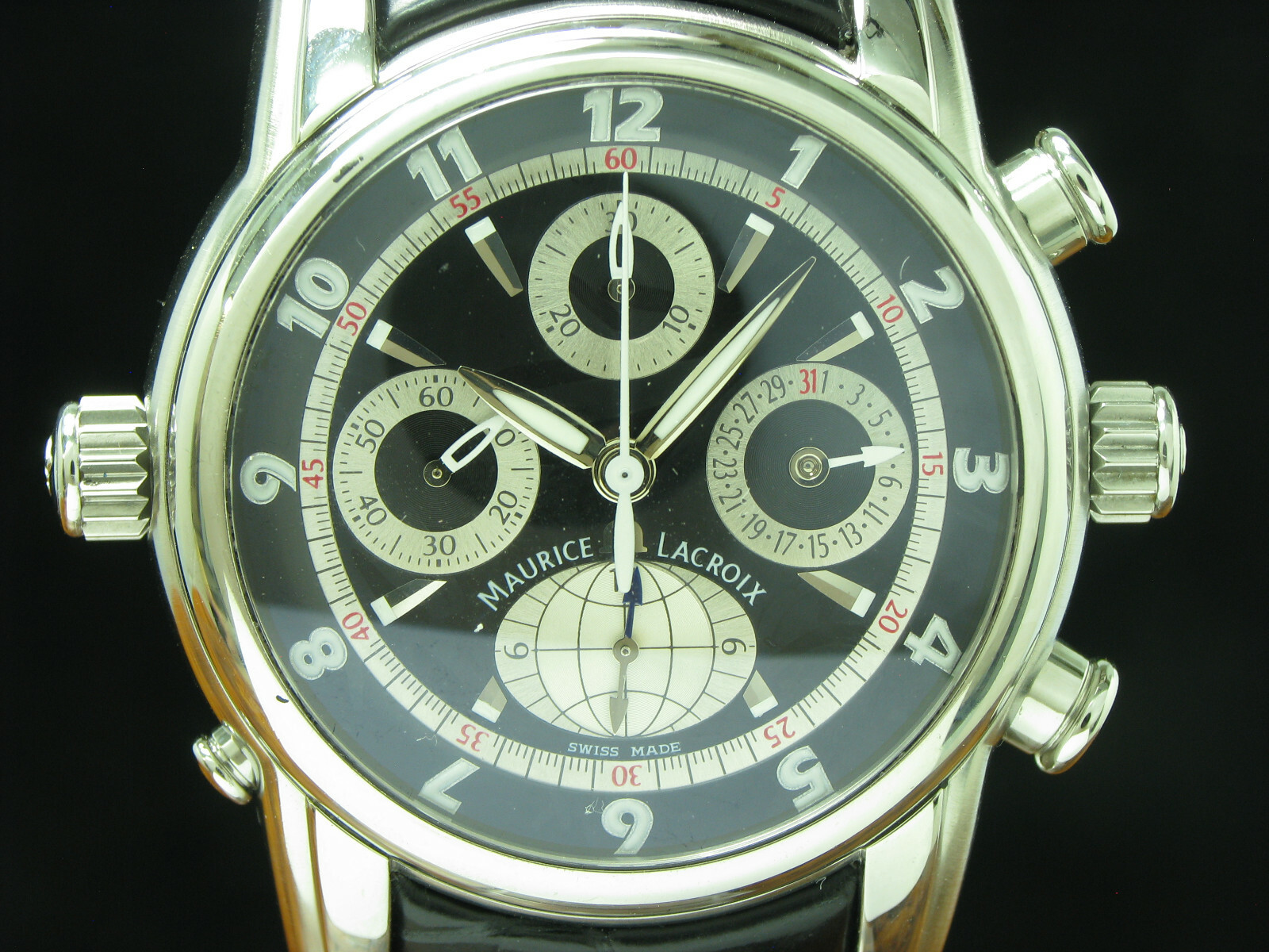 Maurice Lacroix Globe Masterpiece Steel Automatic Men