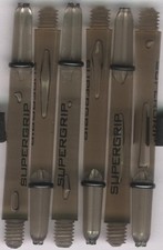 2in. 2ba Smoke HARROWS SUPERGRIP Dart Shafts  Springs: 1 set of 3
