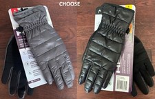 NWT HEAD Women  s Waterproof Hybrid Gloves, black OR gray, size S, M or Large