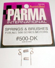 2 High Performance Coated Copper Brushes  2 Copper Springs for 16D Parma NOS