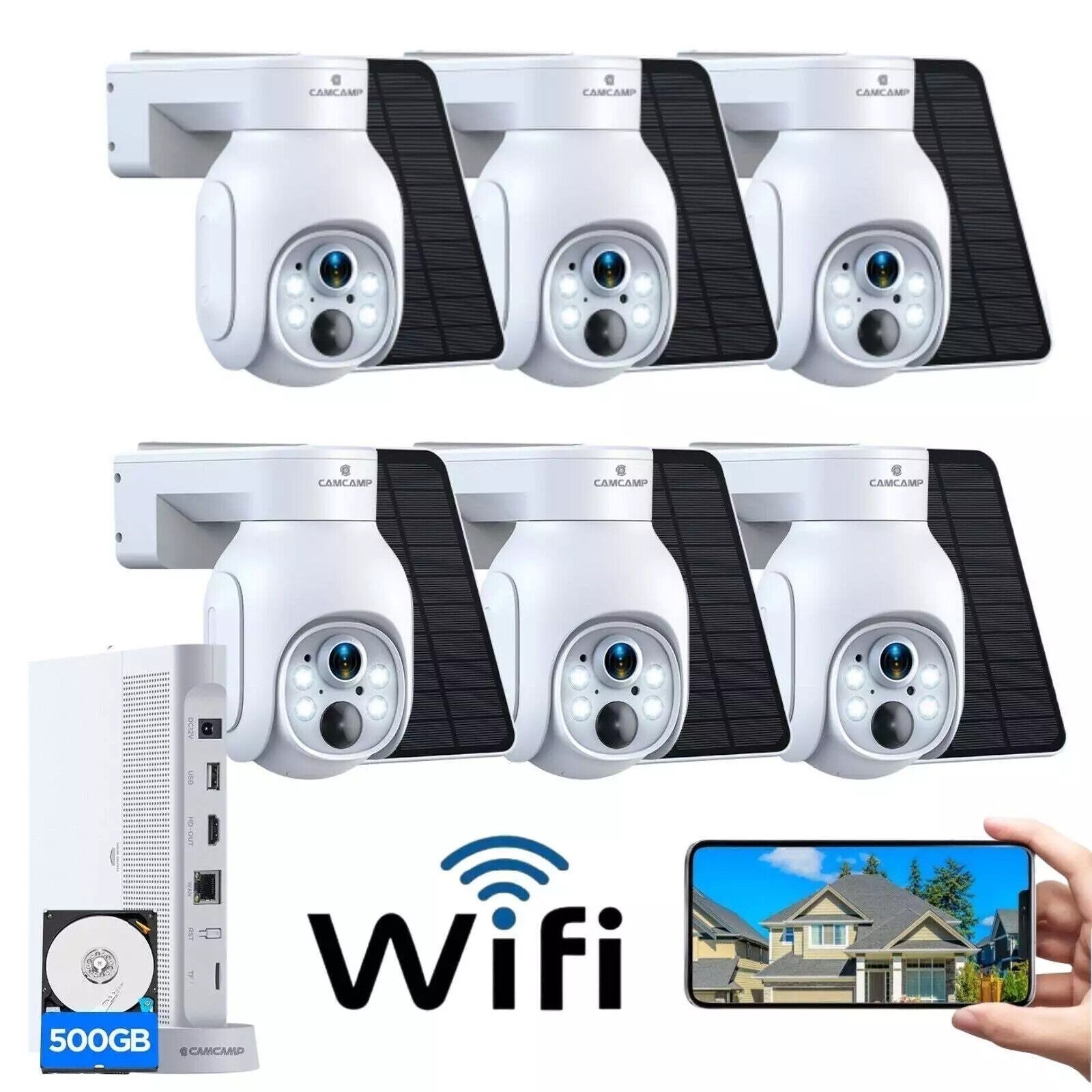 8000mah Battery 360&deg; Ptz Night Vision
