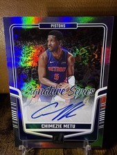 Chimezie Metu 2024-25 Donruss Signature Series #SS-CMP AUTO Silver Holo Signed