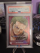 2022 Roronoa Zoro Alternate Art Leader #OP01-001 Japanese PSA 10