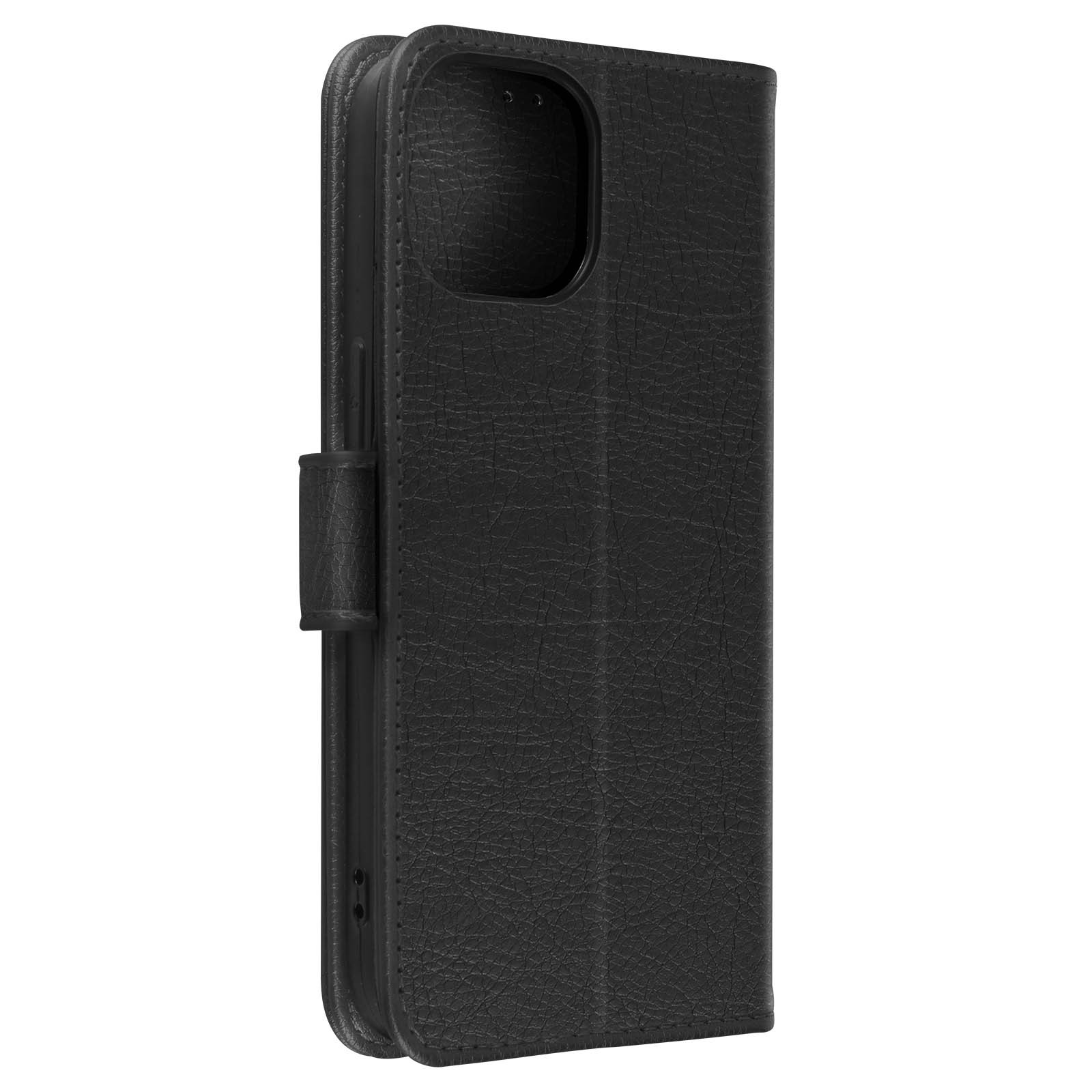 Coque iPhone 15 Pro Max porte-carte support vidéo étui portefeuille béquille bleu