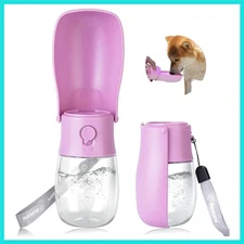 Foldable Dog Water Bottle, Portable Water Dispenser for Dog, Cat, Rabbit, Pup...