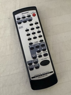 GENUINE SHARP RRMCG0361AWSA AUDIO SYSTEM REMOTE - CD-E99 CD-E88 CD-E700