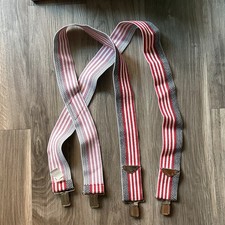 USA Patriotic Suspenders Adult Adjustable Retro 4th Of July