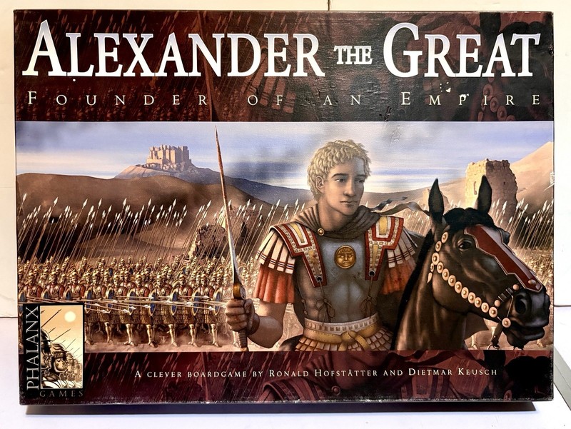 Alexander The Great Board Game Founder Of An Empire Phalanx Games 2005 Complete
