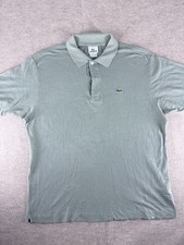 Vintage Lacoste Chemise Polo Shirt Made in France Green Size 6 M 
