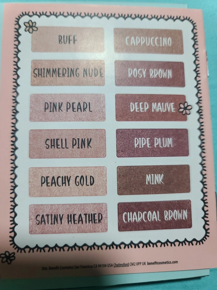 Pallet Set Benefit Highligjter Contour Bronzer Brush  eyeshadow palette  - Image 4 of 4