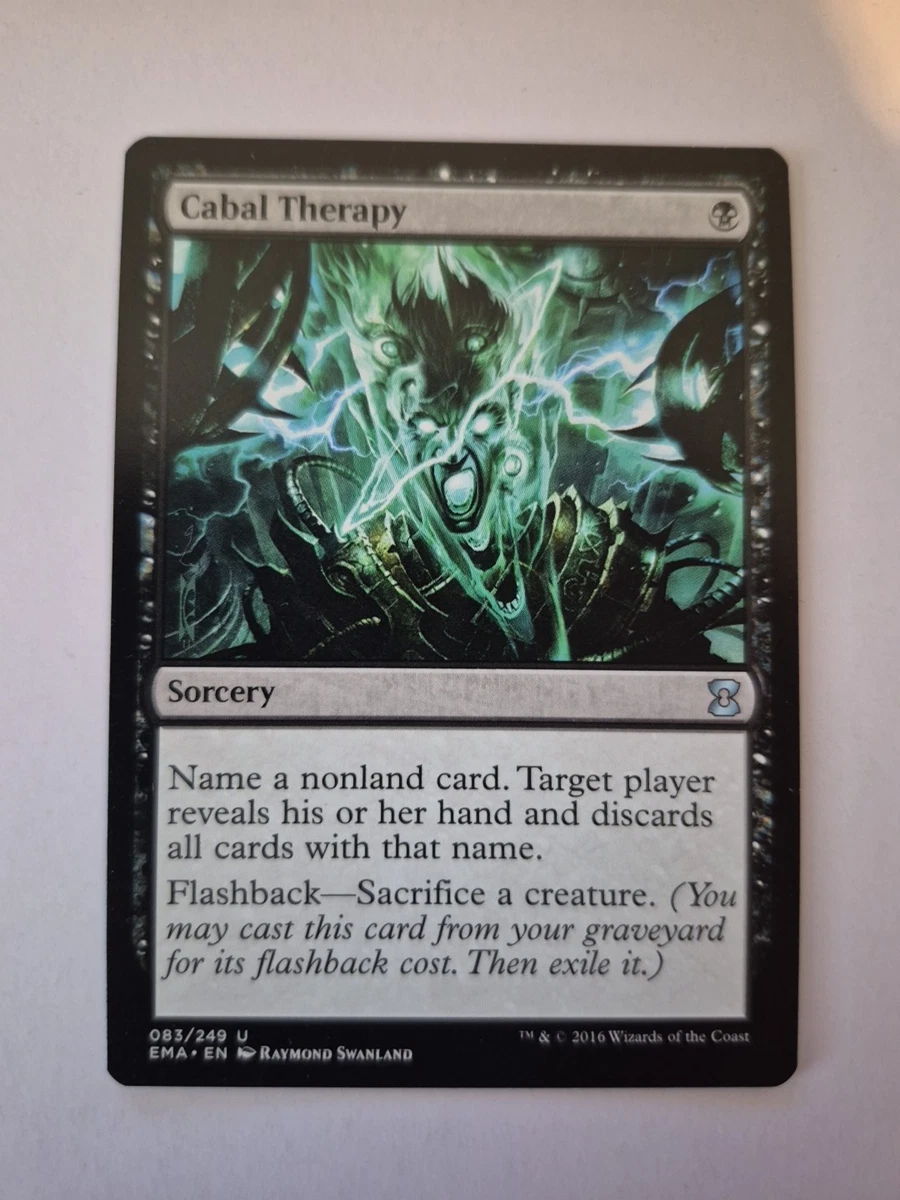 Cabal Therapy Magic: The Gathering Individual Trading Card Games