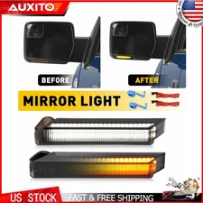 2PCS LED Side Mirror Light Sequential Turn Signal Amber For 2009-2014 Ford F150