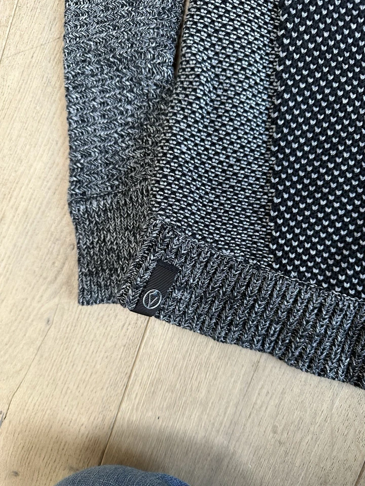 IVIVVA by LULULEMON BUSY TO BE COZY KNITTED PULLOVER GRAY SIZE 14 100% Cotton - Image 4 of 4