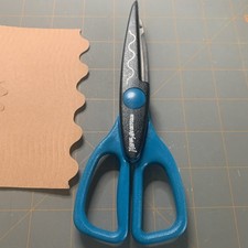 Paper Adventures Craft Crafting Scissors Scrapbooking Large Wave Design