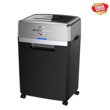 Commercial Grade Paper Shredder - 55dB Quiet Operation  P-4 Security Level