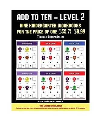 Toddler Books Online [Add to Ten - Level 2]: 30 Full Color Preschool/Kindergarte
