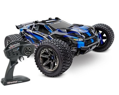 Traxxas Rustler 4x4 VXL Ultimate blau TRX67097-4-BLUE 