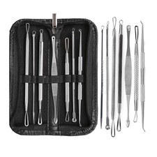 7Pcs POP Blackhead Pimple Blemish Comedone Acne Extractor Remover Cleaning Tool