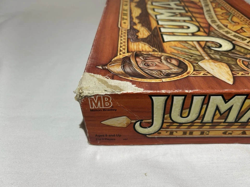 Vintage 1990's Original Jumanji Board Game 1995 Complete Milton Bradley 4407 - Image 4 of 4