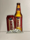 Rare Vintage TECATE Beer Metal Sign Sport Bar Pub Beer Sign Mancave Wall Decor