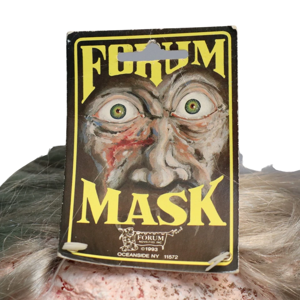FORUM Novelties 1993 BRAND NEW Undead Grand Mother Latex Halloween Mask Vintage - Image 2 of 4