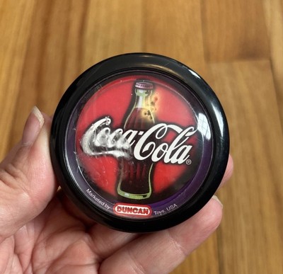 Vintage 1997 Duncan Always Cool Coca-Cola Blue Yo-Yo YoYo Coke Toy