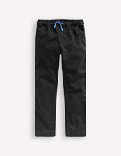 Mini Boden Slim Pull-On Trousers Black Cord Boy's 4 - 5 Years NWT