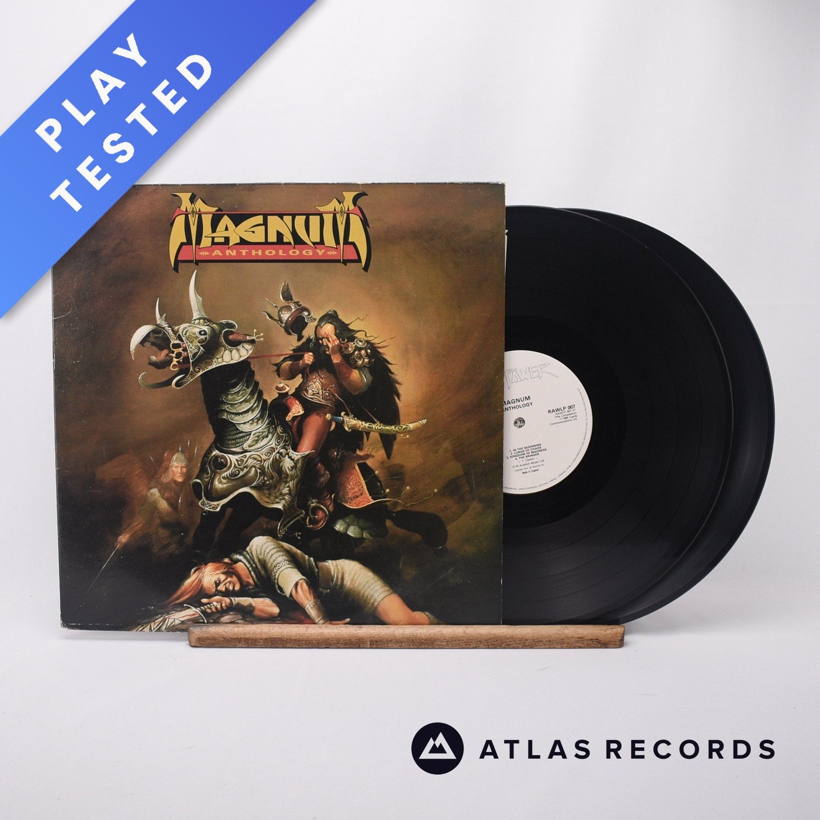 Magnum Anthology Gatefold 2 x LP Vinyl Record 1986 RAW LP007 Raw Power - VG+/EX
