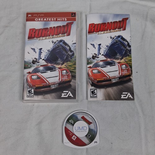 Burnout Legends Greatest Hits Sony PlayStation PSP Complete Quick Free Shipping