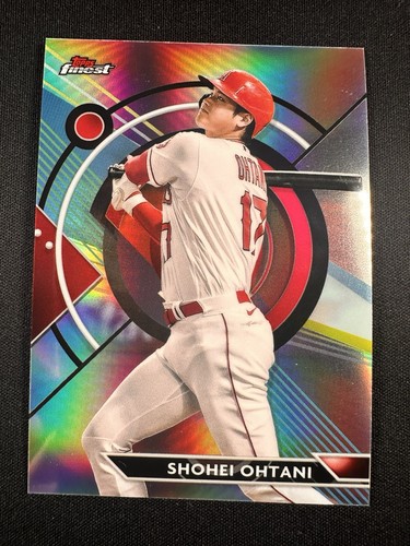 Shohei Ohtani 2023 Topps Finest #17 Refractor A2 Dodgers / Angels MVP