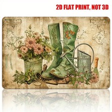 Garden Metal Sign Aluminum Sign 8x12 Funny Floral Rectangle Wall Decor