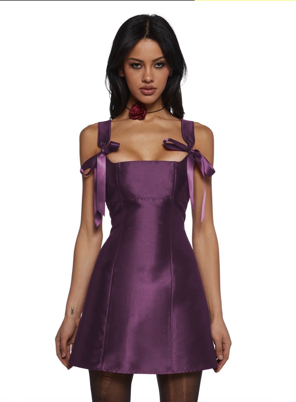 Dolls Kill Pixie Stardust Mini Dress - Purple size L