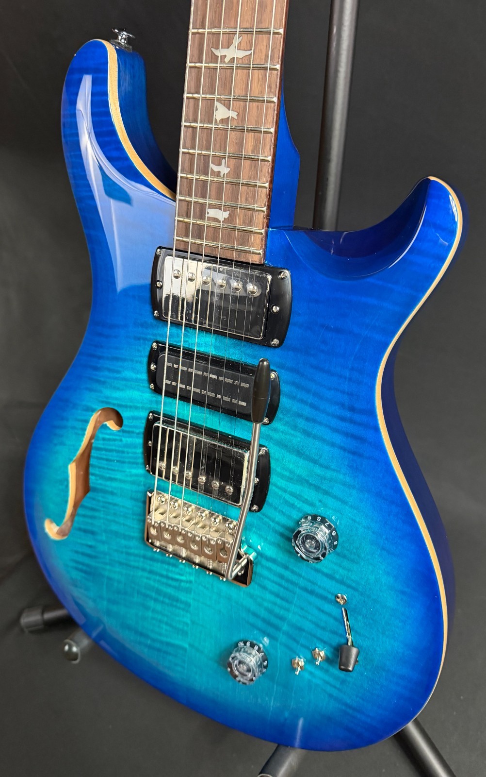 PRS SE Special Semi-Hollow Electric Guitar Lake Blue Finish w/ Gig Bag