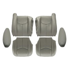 NLQR Driver and Passenger Side Bottom and Top Seat Covers  2Pcs Seat Armrest...