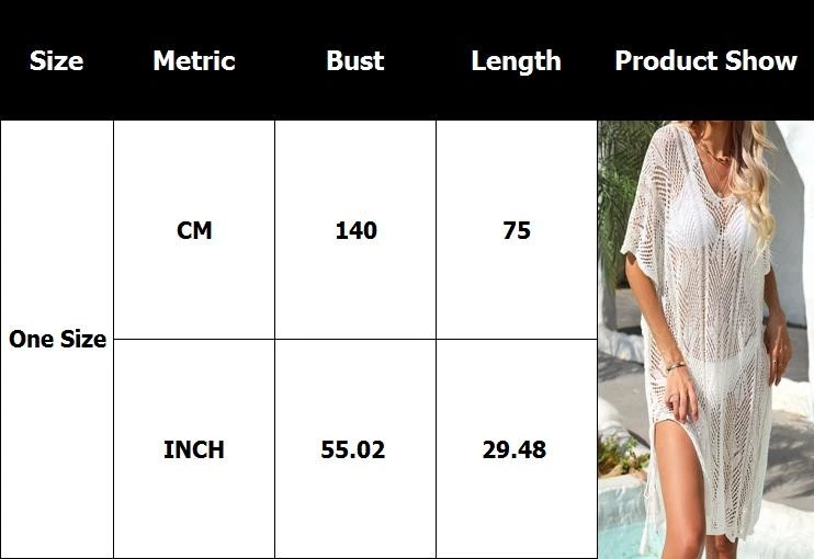 Ladies Summer Swimwear Beachwear Bikini Beach CoverUp Mini Knitted Holiday Dress - Image 3 of 4