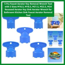 Versatile 5-Piece Faucet Aerator Wrench Set for Efficient Kitchen  Bathroom Use