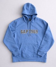 Gap 1969 Men's Fleece Logo Hoodie Pullover Blue CHOOSE YOUR SIZE  NEW
