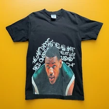 LeBron James Graphic Tee T-Shirt Medium By Shakawear Black great condition 