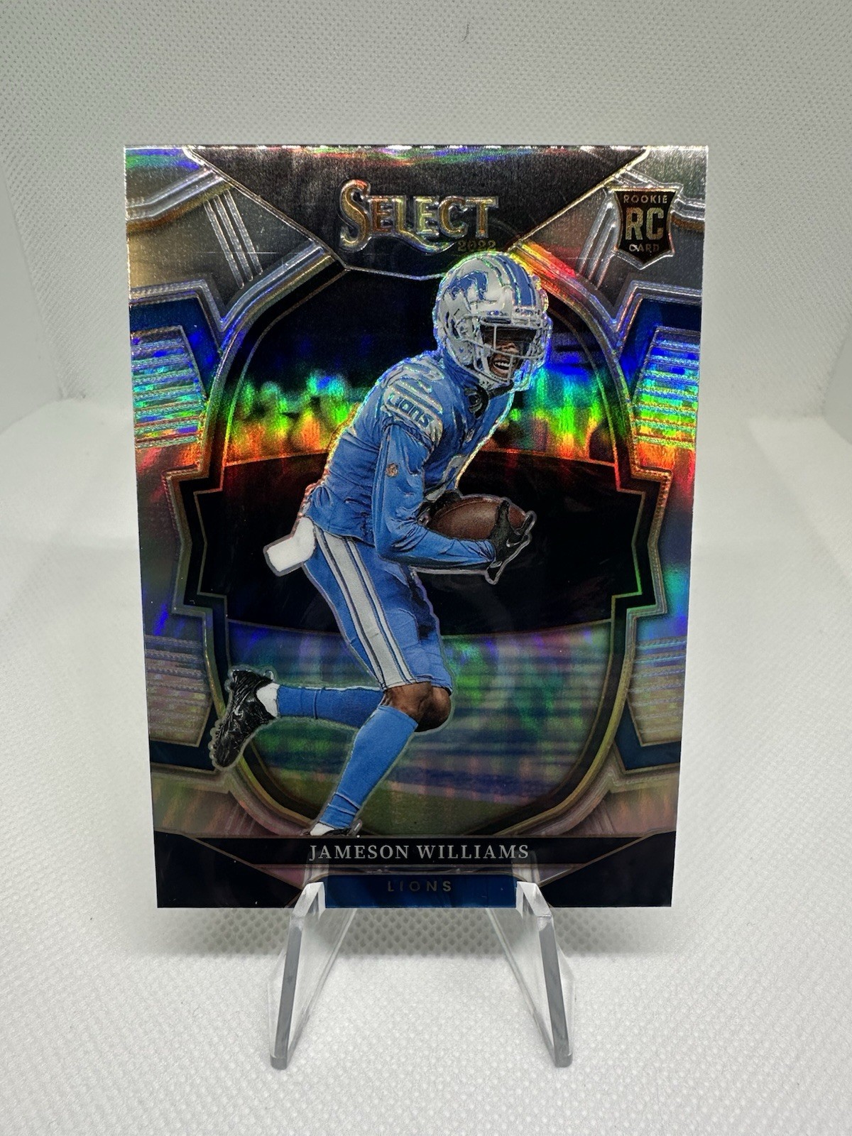 2022 Panini Select - Concourse Jameson Williams #57 Silver Prizm (RC)