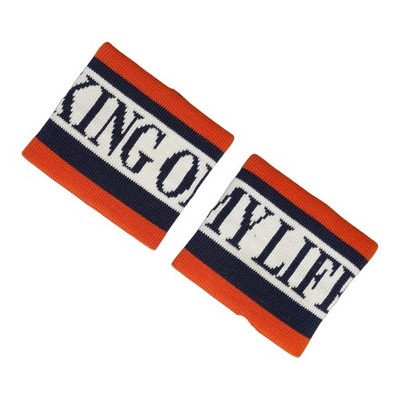 DOLCE & GABBANA Wristband Set Multicolor Striped Cotton ''King Of My Life'' 200usd